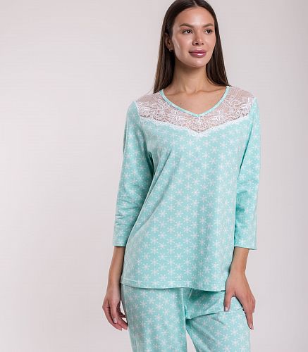 Пижама женская (фуфайка, брюки) 5404/42