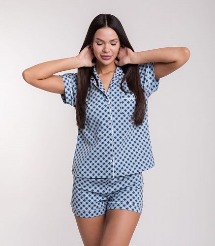 Пижама женская (блуза, шорты) 5404/45