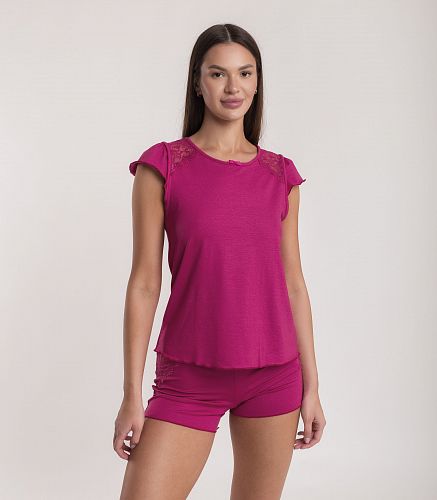 Пижама женская (фуфайка, шорты) 5639/28