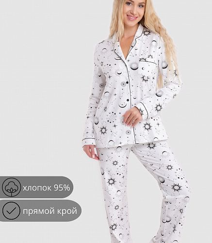 Пижама женская (блуза, брюки) 5404/33