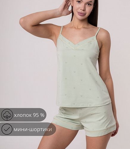 Пижама женская (майка, шорты) 5096/41