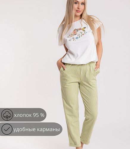 Пижама женская (фуфайка, брюки) 5310/34