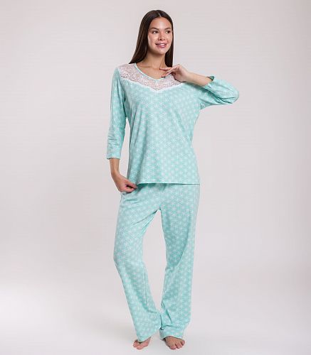 Пижама женская (фуфайка, брюки) 5404/42