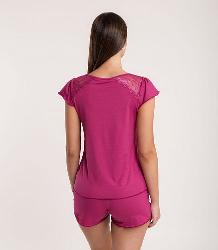 Пижама женская (фуфайка, шорты) 5639/28