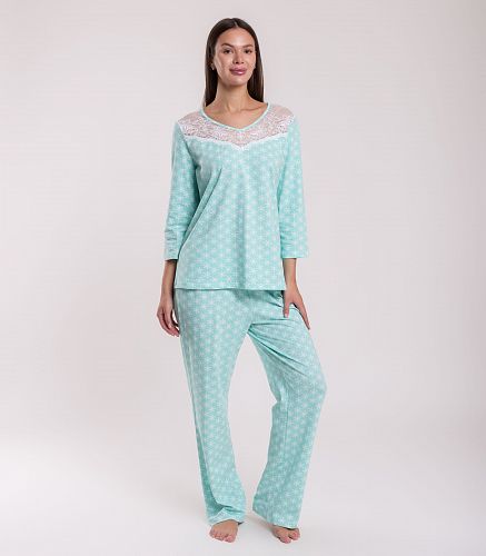 Пижама женская (фуфайка, брюки) 5404/42