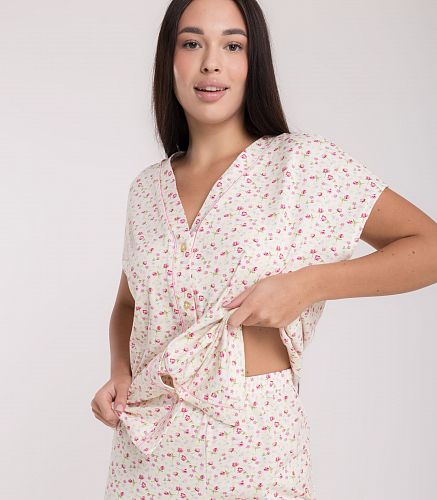 Пижама женская (блуза, брюки) 5404/38