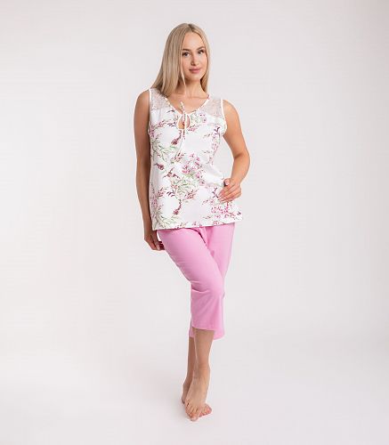 Пижама женская (майка, капри) 5117/17