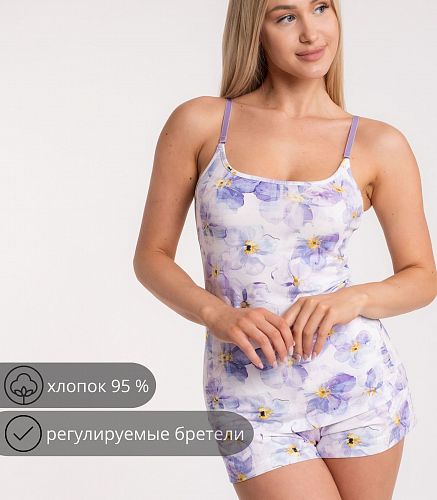 Пижама женская (майка, шорты) 5688/19