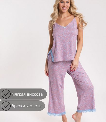 Пижама женская (майка, брюки) 5322/17