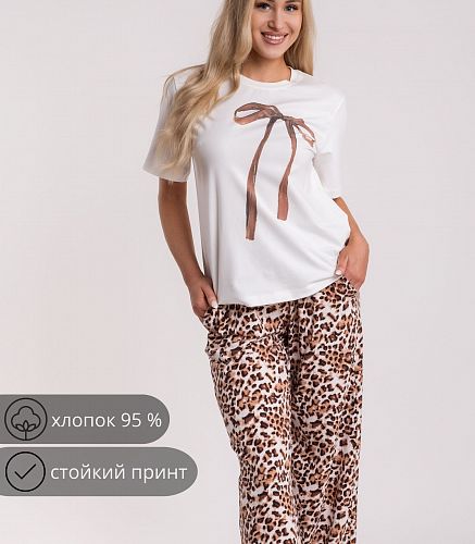Комплект для дома женский (джемпер, брюки) 6714/13